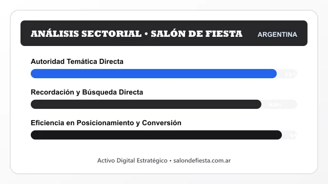 Análisis sectorial y posicionamiento estratégico para Salón De Fiesta